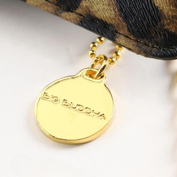 NWOT Big Buddha Leopard Print Clutch/Crossbody/Shoulder Bag - Picture 4 of 7